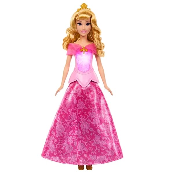 Disney Princess Aurora Nukke jolla on pyörähdysmekko