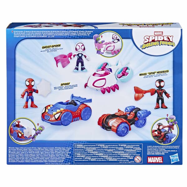 Spider Amazing Friends Fordon 3-pack