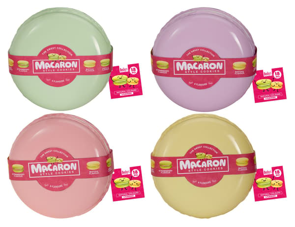Mega Macarons i burk 18-pack