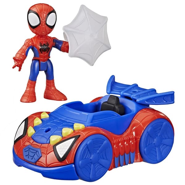 Spidey Amazing Friends Fordon med figur Spidey Web Crawler