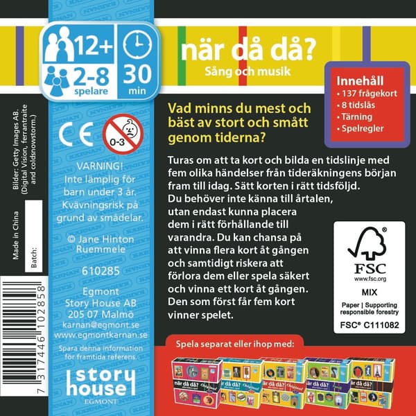 När då då? Sång och Musik