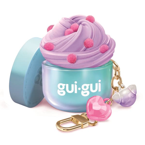 Gui Gui Mini Slime med nøglering Butter