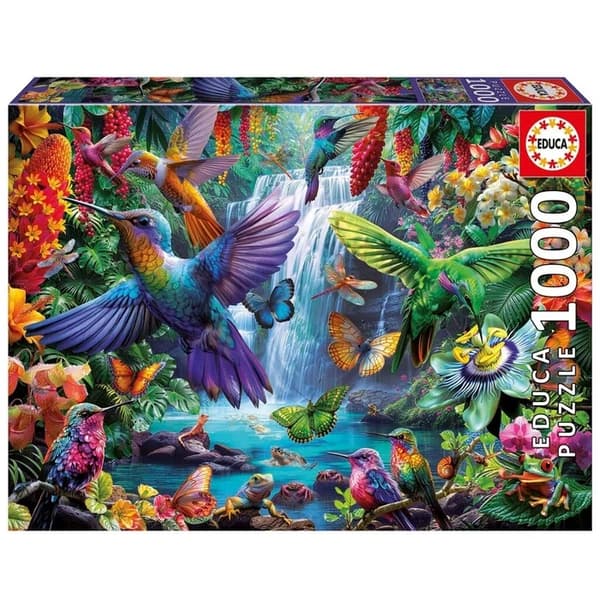 Educa Tropical Hummingbirds Pussel 1000 bitar