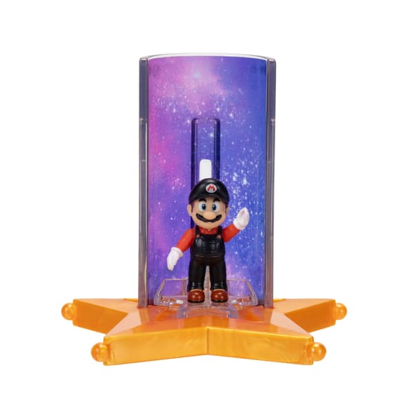 Mario Galaxy Movie Figur 4 cm med tilbehør W2 Flying Mario
