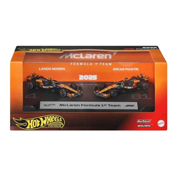 Hot Wheels Premium F1 2-Pack 1:64 McLaren