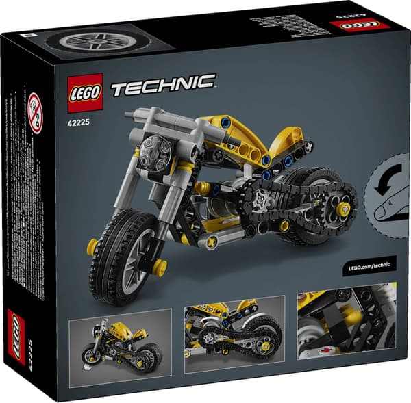 LEGO® Technic Keltainen moottoripyörä 42225
