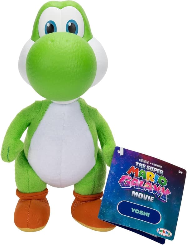 Mario Galaxy Movie Plush kova pää Yoshi