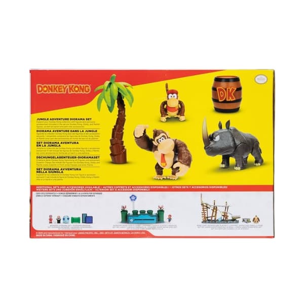 Donkey Kong Jungle Adventure Diorama Set