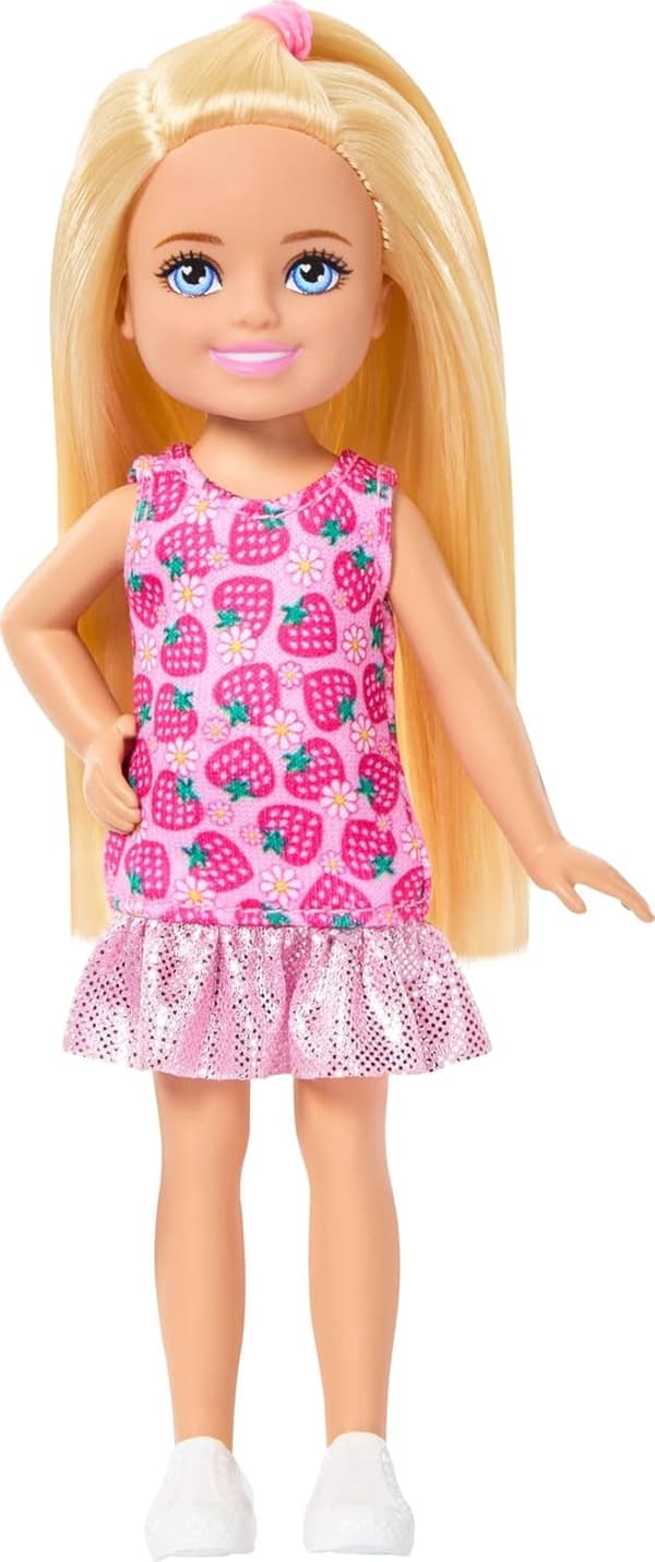 Barbie Chelsea Docka Blond Jordgubbe