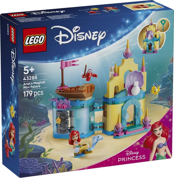 LEGO® Disney Ariels magiska minipalats 43285