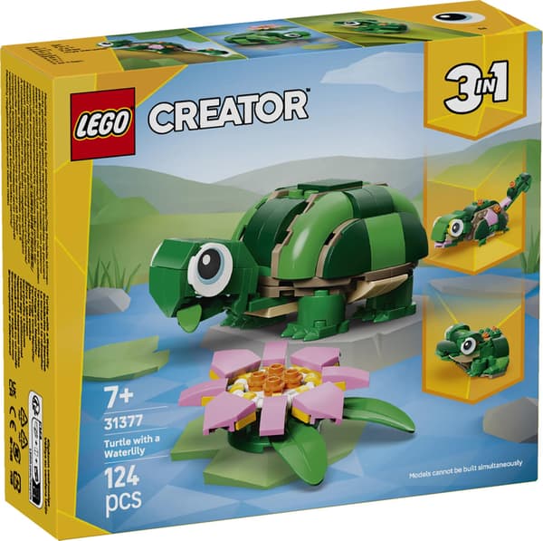 LEGO® Creator Sköldpadda med näckros 31377