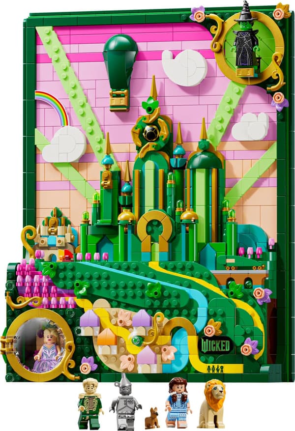 LEGO® Wicked Emerald City – seinätaide 75685