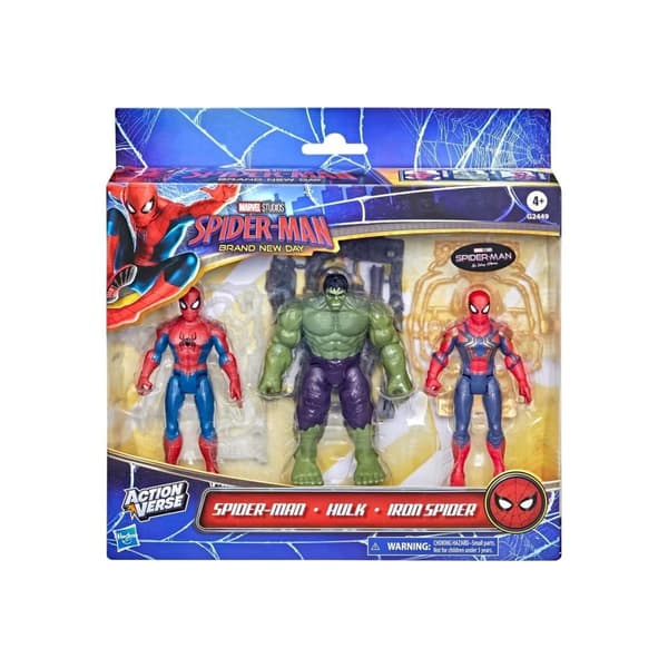 Spiderman ActionVerse Multipack Figuurit 3 kpl