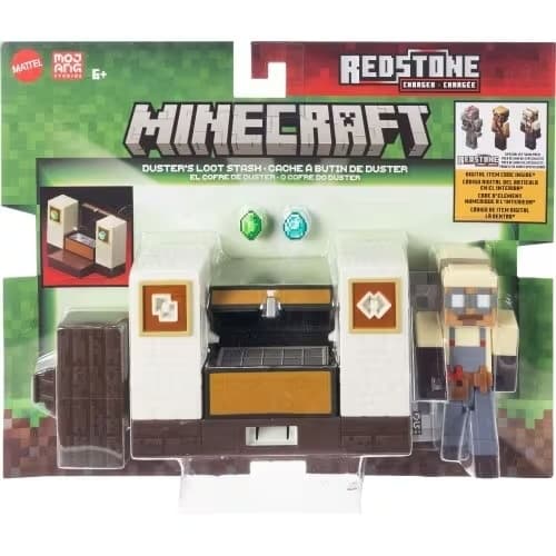Minecraft-figur med tilbehør Dusters Loot Stash