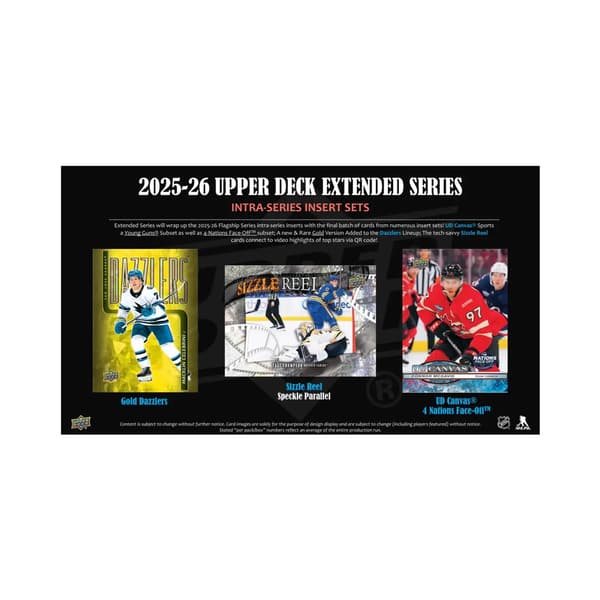 Upper Deck NHL 2025-26 Extended Series