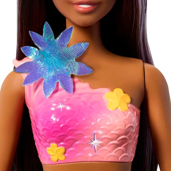 Barbie Flower Magic Havfruedukke Mørk