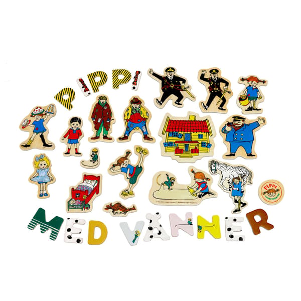 Pippi Magnetbokstäver och figurer
