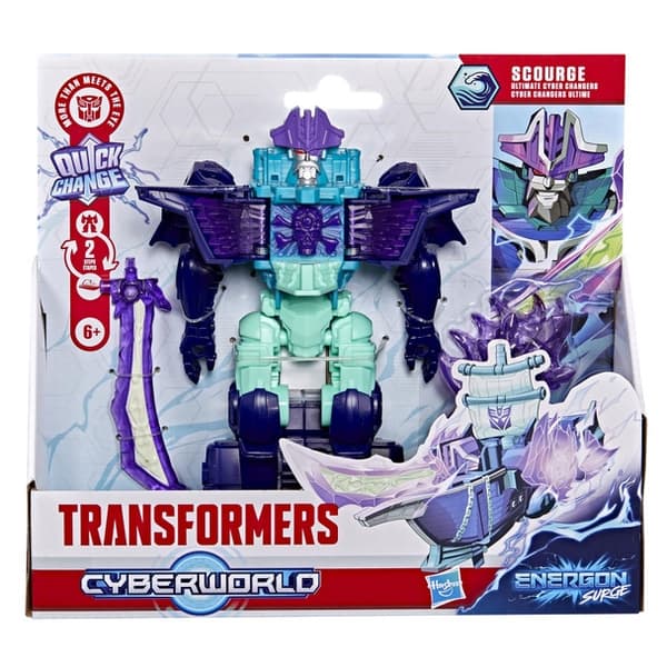 Transformers Cyberworld Ultimate Cyber changer Scourge