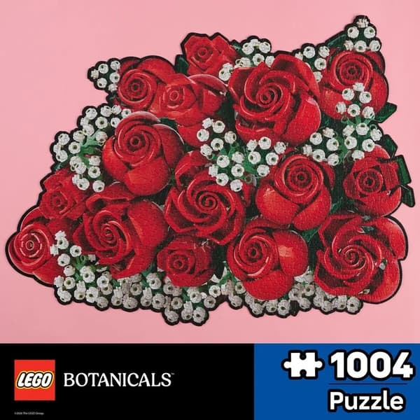 LEGO Botanicals Røde Roser Puslespil 1004 brikker