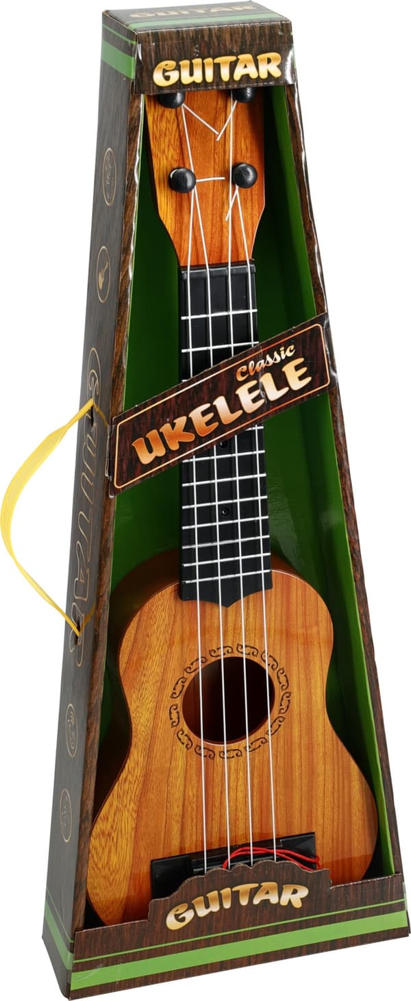 Puinen ukulele 43 cm