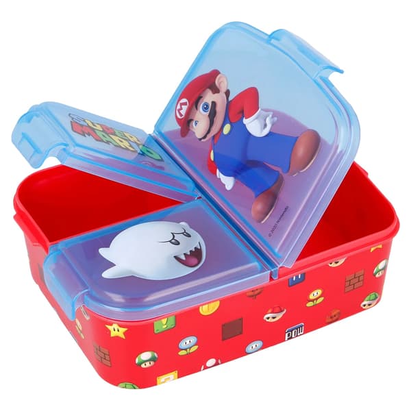 Super Mario Matlåda med tre fack