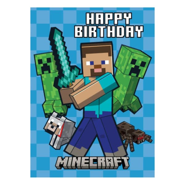 Grattiskort Minecraft