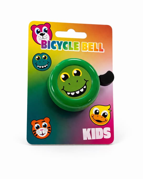 Ringklocka Cykel Barn Grön Krokodil