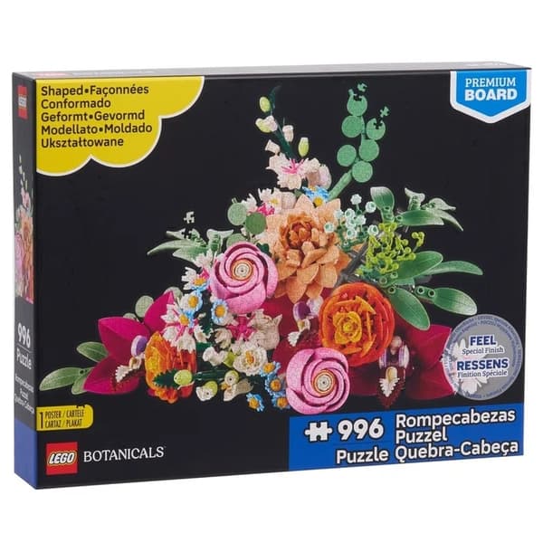 LEGO Botanicals Vaaleanpunainen kimppu -palapeli, 996 palaa