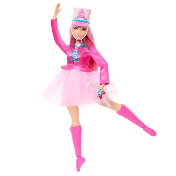 Barbie Nutcracker Ballerinadukke med lyserødt hår Daisy