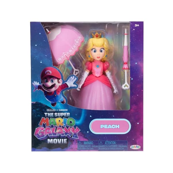 Mario Galaxy Movie Figur med tilbehør Peach