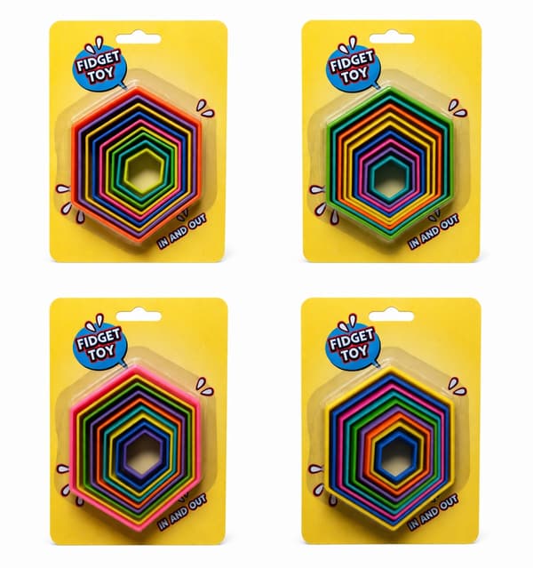 Tornado Fidget Sekskant