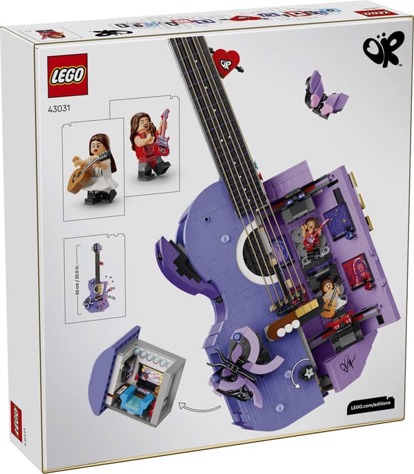 LEGO® Editions Olivia Rodrigos tvåfärgade gitarr 43031