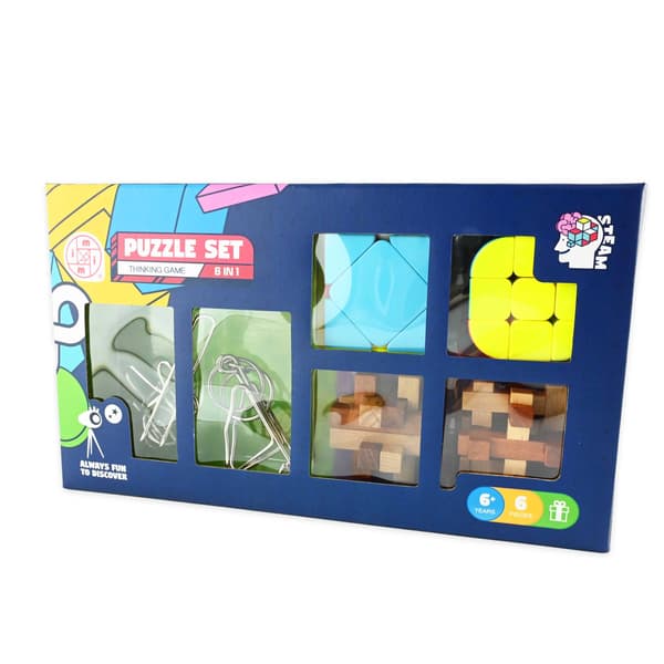 IQ Puslespilsæt 6 i 1