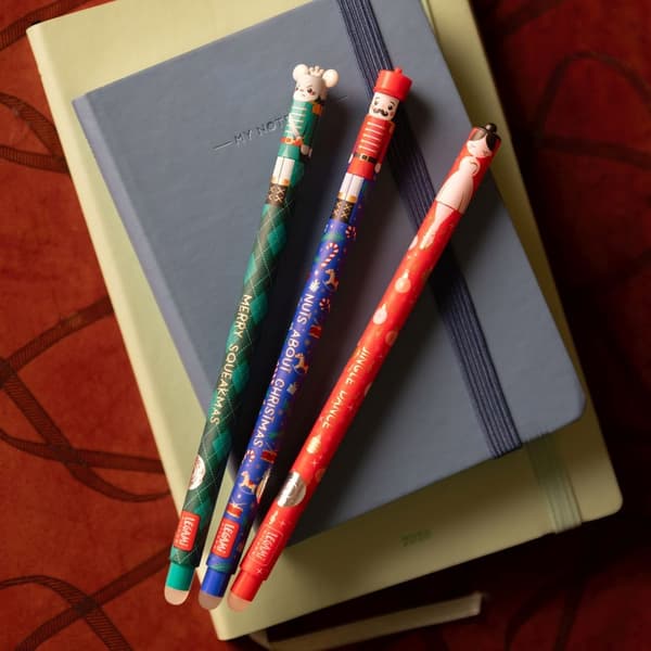 Legami Gelpenna med utsuddbart bläck 3-pack Christmas Edition