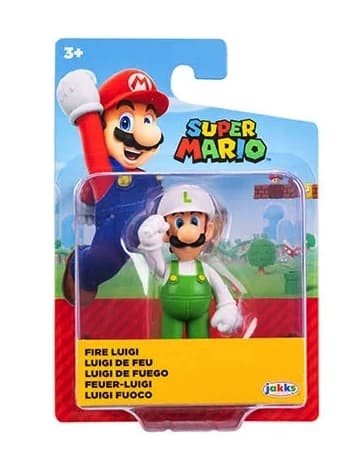 Super Mario Figur 5cm W58 Fire Luigi
