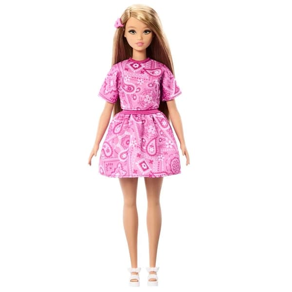 Barbie Style Dukke Lyserød Paisley 249