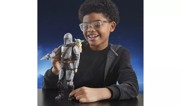 Star Wars Mandalorian & Grogu Figur med lyd