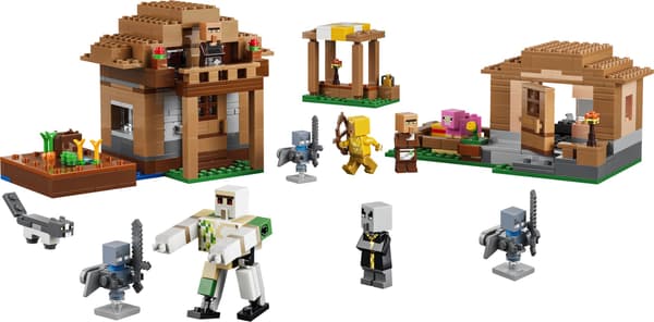 LEGO® Minecraft Byattack med uppväckare 21596