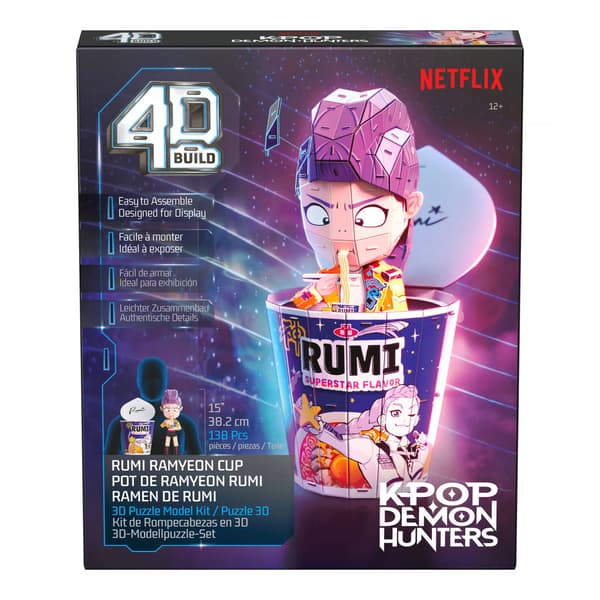 K-Pop Demon Hunters 4D Build Ramen Cup Rumi