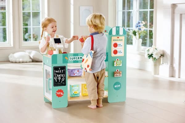 Hape Smart Supermarket puussa