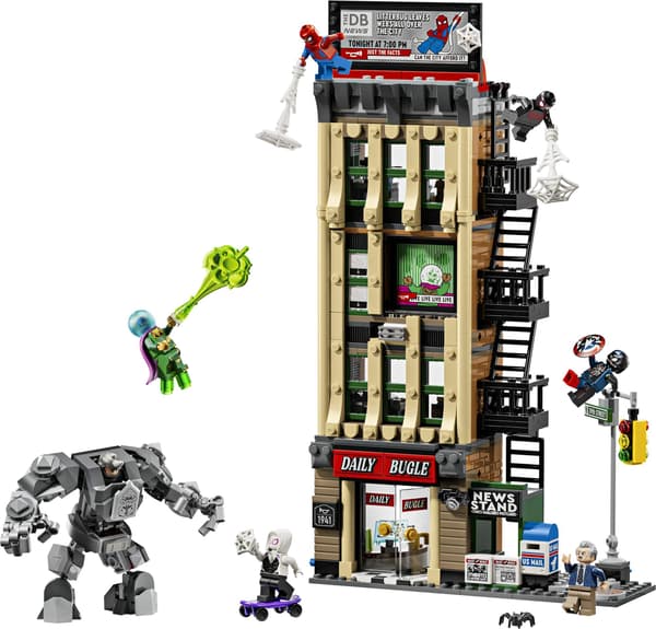 LEGO® Marvel Spider-Man mod Mysterio: Daily Bugle 76342