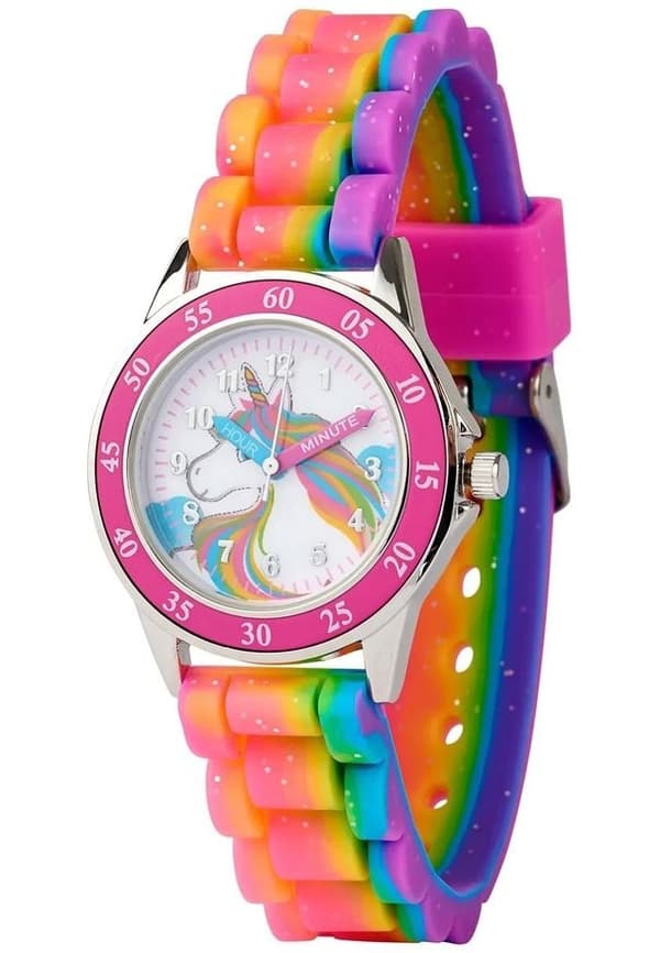 Time Teacher Armbåndsur Rainbow Unicorn
