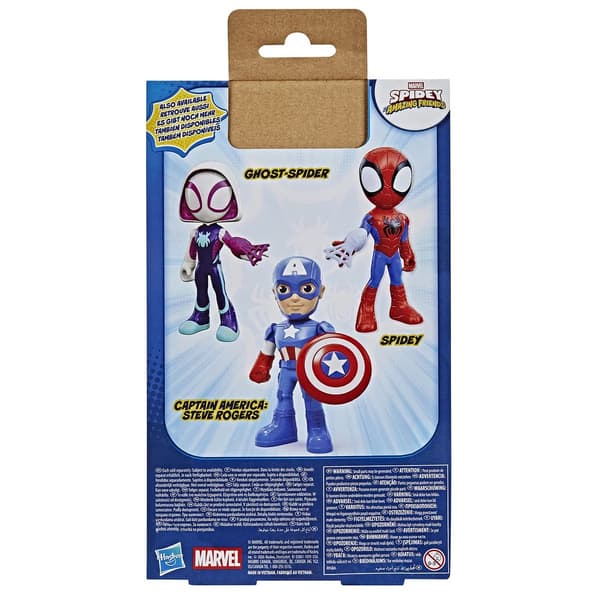 Spidey Supersized Hahmo Captain America