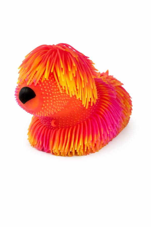 Squeeze Puffer Dog Oranssi