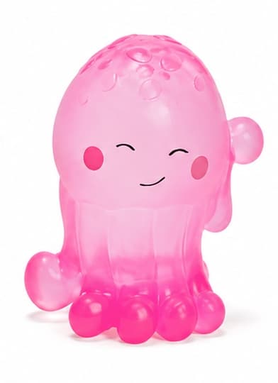 Wild Republic Softies Jellyfish Lyserød