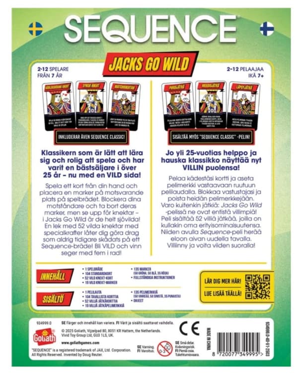 Sequence Jacks Go Wild SE/FI