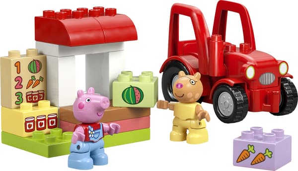 LEGO® DUPLO® Gurli Gris Traktor og marked 10468