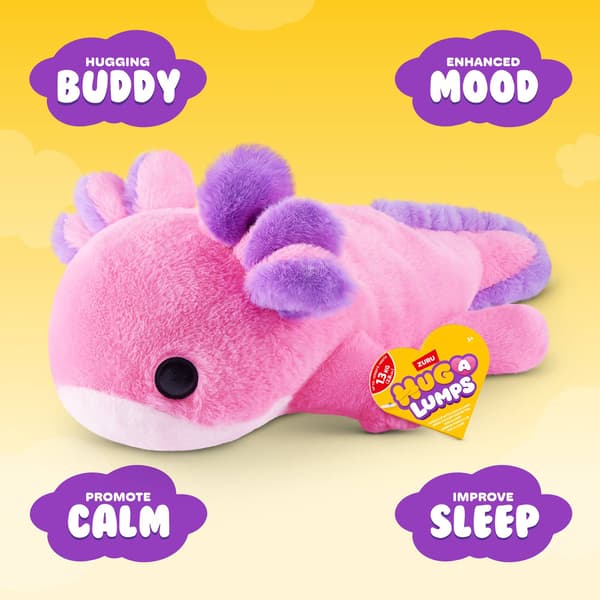 Hug A Lumps Medium Fluffy Ally Axolotl