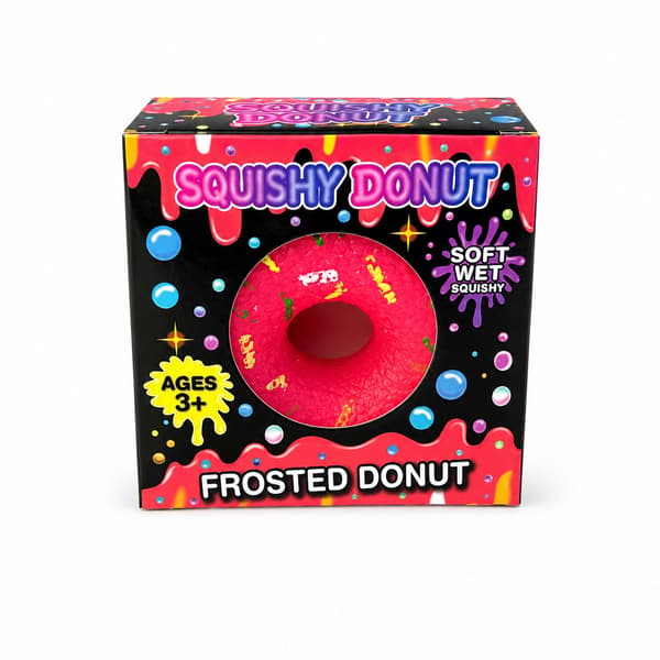Squeeze Sugar Donut Lyserød