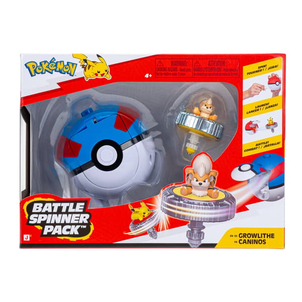 Pokemon Battle Spinner Pack Growlithe with Great ball